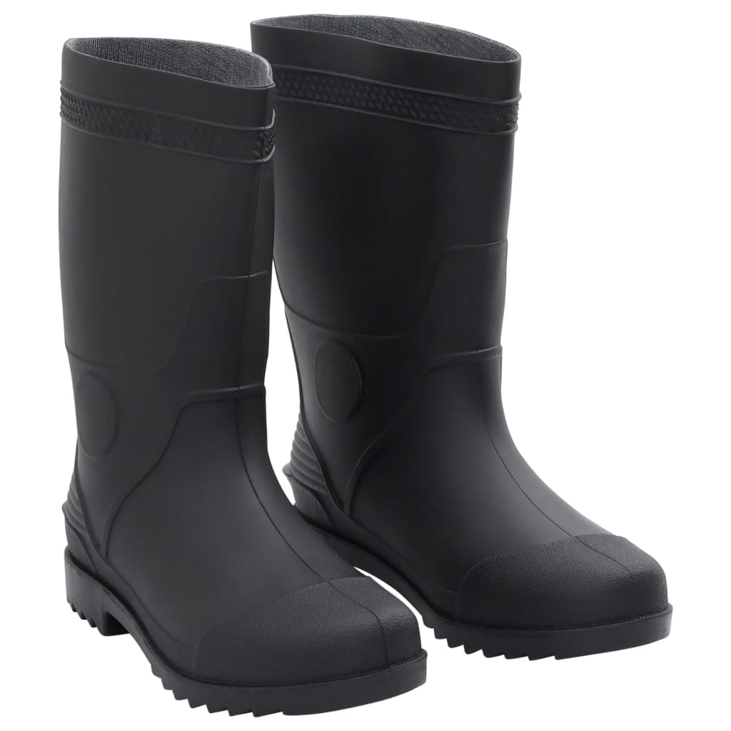 vidaXL Cizme de ploaie, negru, PVC, mărime 42 vidaXL Cizme de ploaie, negru, PVC, mărime 42