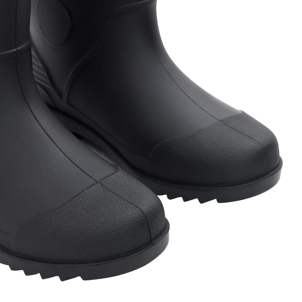 vidaXL Cizme de ploaie, negru, PVC, mărime 43 vidaXL Cizme de ploaie, negru, PVC, mărime 43