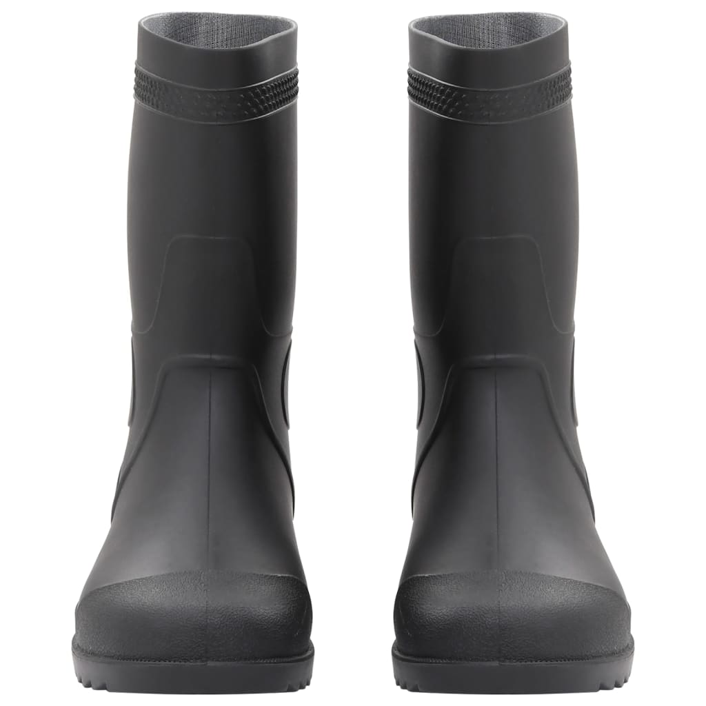 vidaXL Cizme de ploaie, negru, PVC, mărime 44 vidaXL Cizme de ploaie, negru, PVC, mărime 44