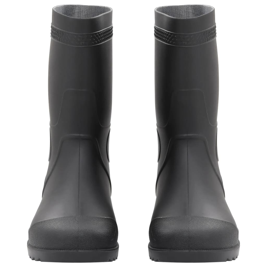 vidaXL Cizme de ploaie, negru, PVC, mărime 45 vidaXL Cizme de ploaie, negru, PVC, mărime 45