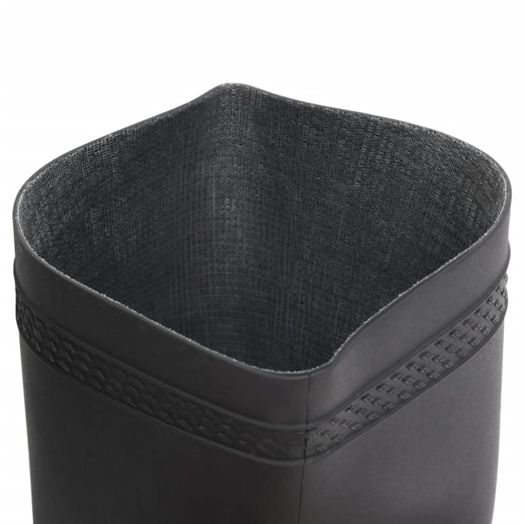 vidaXL Cizme de ploaie, negru, PVC, mărime 45 vidaXL Cizme de ploaie, negru, PVC, mărime 45