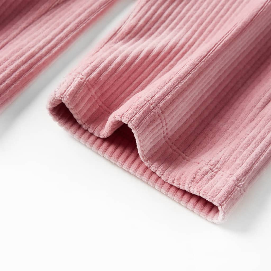 Pantaloni de copii din velur, roz, 104 Pantaloni de copii din velur, roz, 104