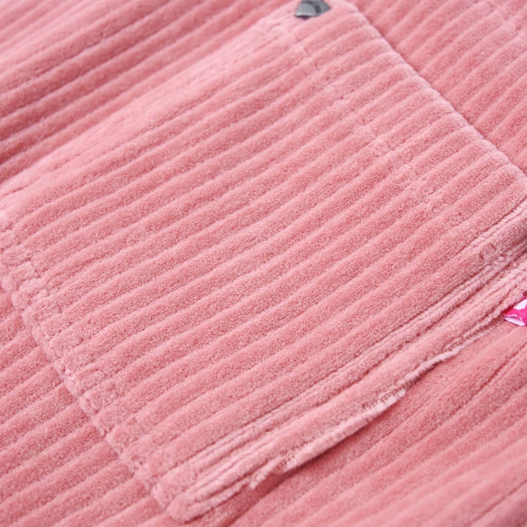 Rochie salopetă pentru copii, velur, roz deschis, 92 Rochie salopetă pentru copii, velur, roz deschis, 92