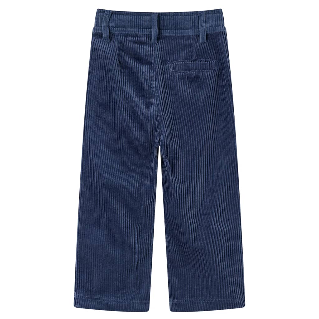 Pantaloni de copii din velur, bleumarin, 92 Pantaloni de copii din velur, bleumarin, 92