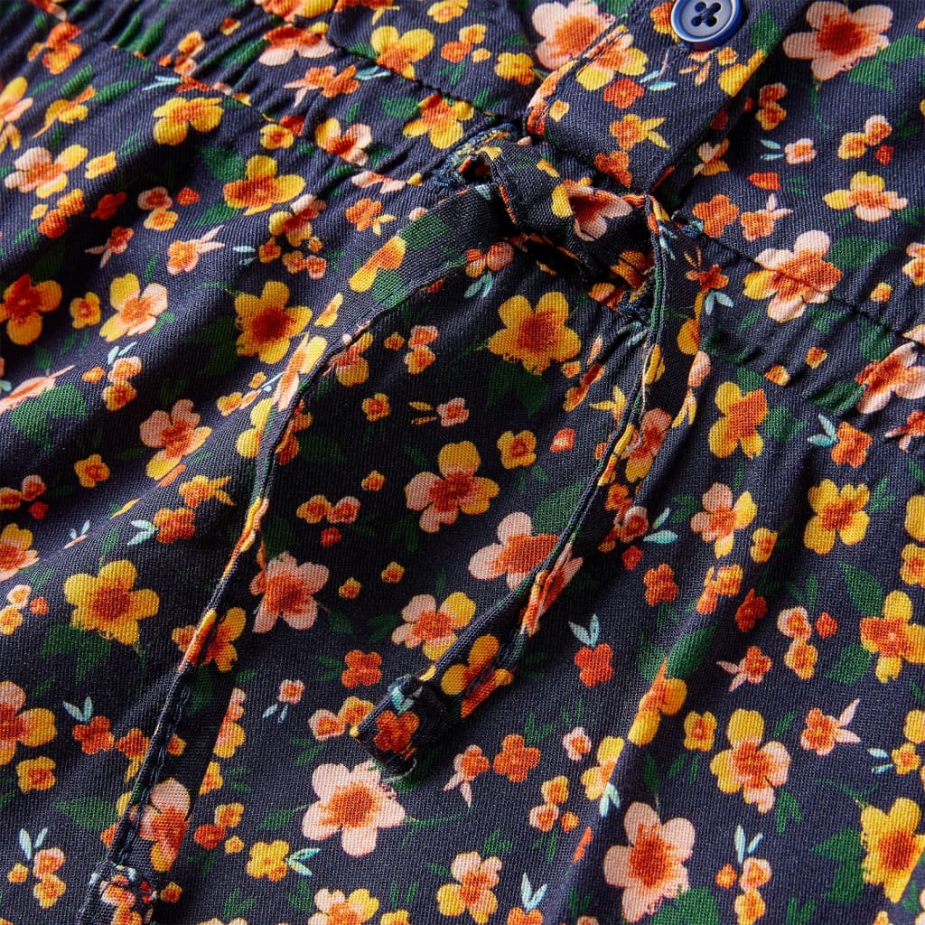 Rochie cu mâneci lungi pentru copii, bleumarin, 92