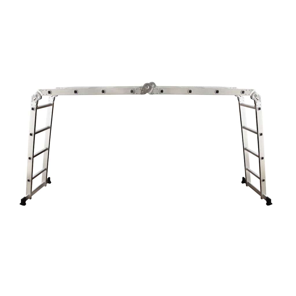 vidaXL Scară treptată din aluminiu, 8 trepte, 150 kg