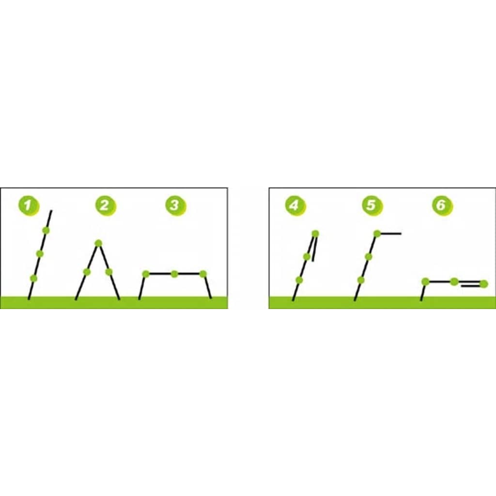 vidaXL Scară treptată din aluminiu, 8 trepte, 150 kg