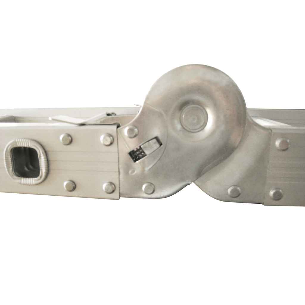 vidaXL Scară treptată din aluminiu, 8 trepte, 150 kg