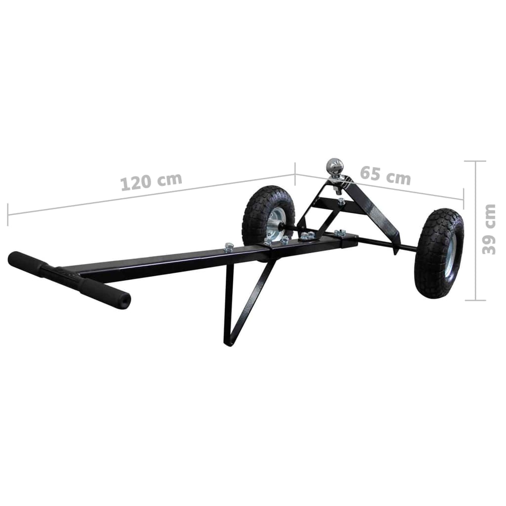Remorcă utilitară manuală, 275kg, cărucior cu două anvelope pneumatice Remorcă utilitară manuală, 275kg, cărucior cu două anvelope pneumatice
