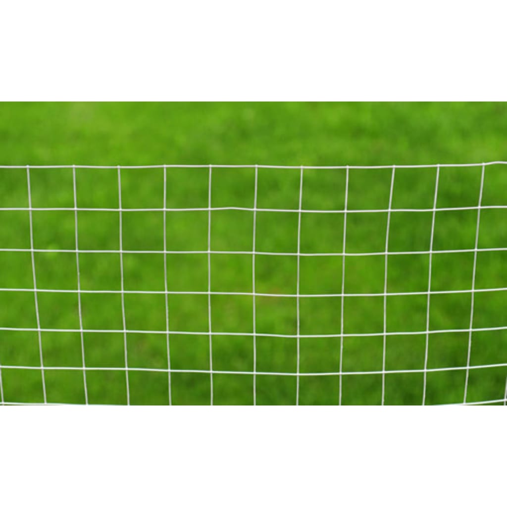 vidaXL Plasă de sârmă găini, argintiu, 10 x 1 m, oțel galvanizat