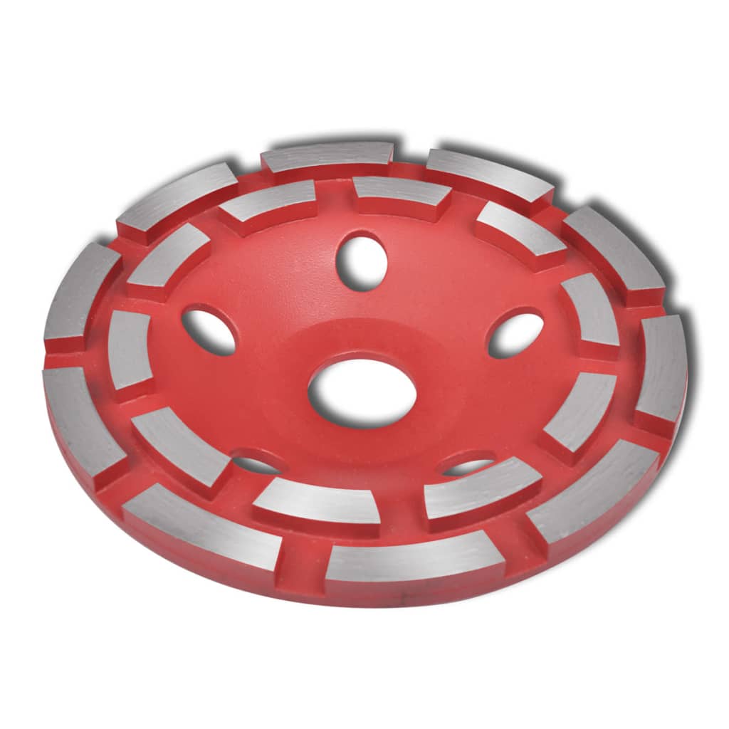 Disc diamantat tip cupă, cu două rânduri, 125 mm Disc diamantat tip cupă, cu două rânduri, 125 mm
