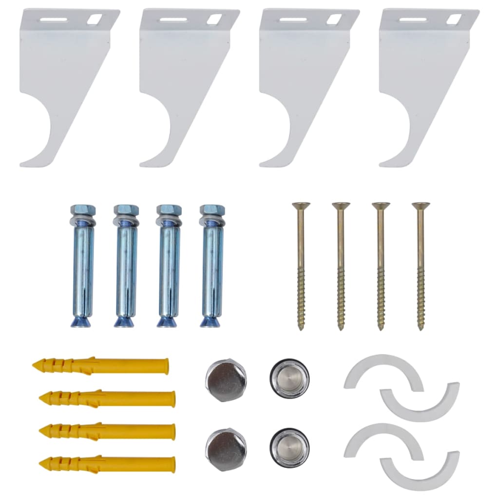 vidaXL Panou radiant, alb, 542 x 900 mm