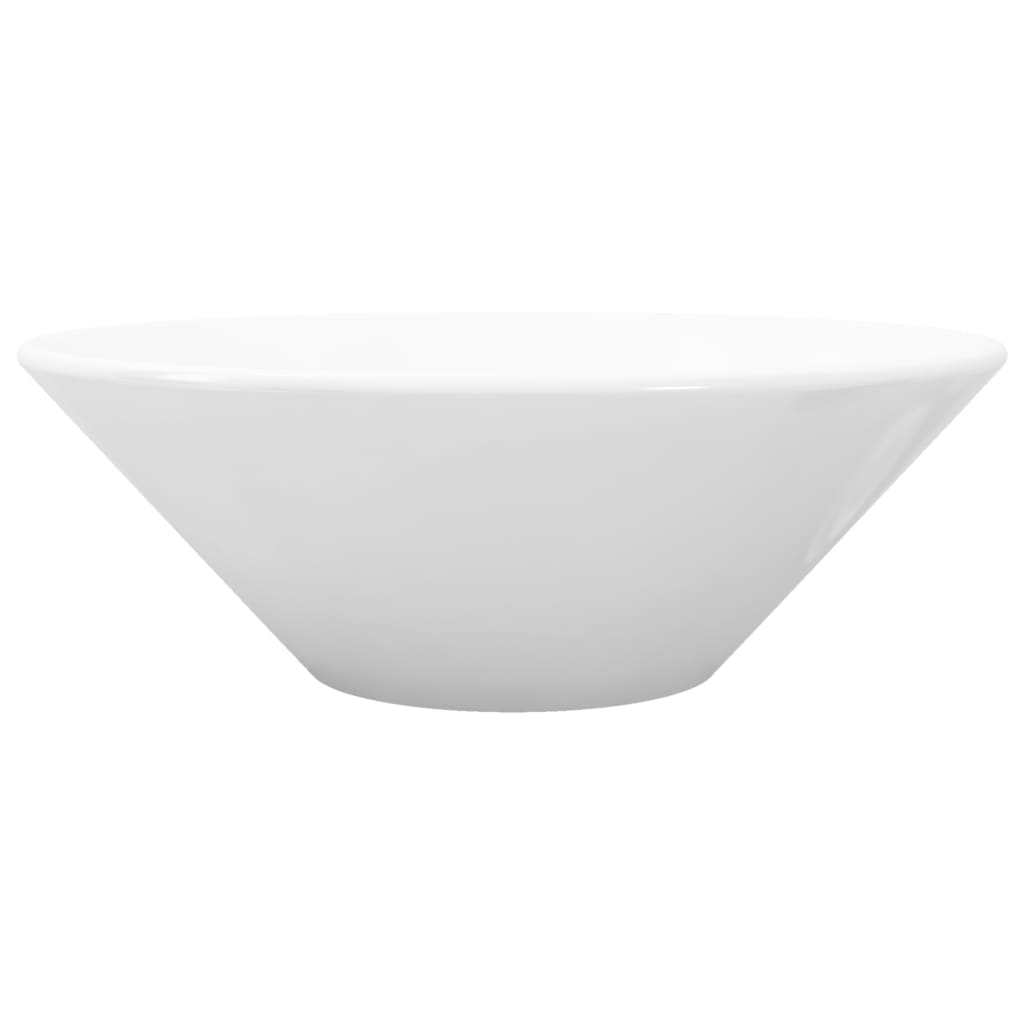 Chiuvetă din ceramică de porțelan, pentru baie, Art Bazin, alb Chiuvetă din ceramică de porțelan, pentru baie, Art Bazin, alb