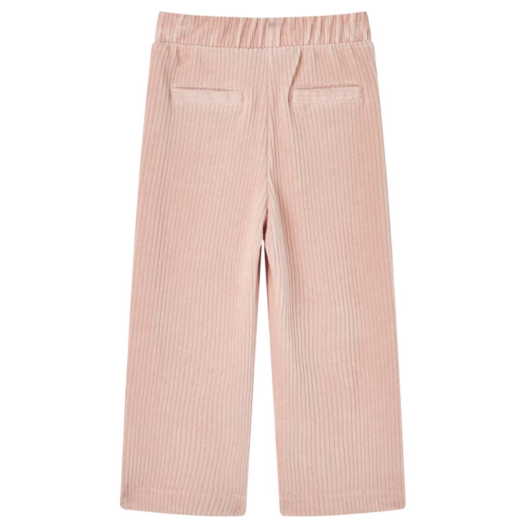 Pantaloni de copii din velur, roz, 92 Pantaloni de copii din velur, roz, 92