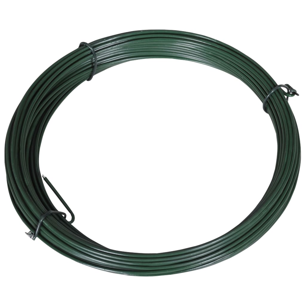 vidaXL Gard de legătură din plasă cu stâlpi și țăruși, 1,0x15 m, oțel vidaXL Gard de legătură din plasă cu stâlpi și țăruși, 1,0x15 m, oțel