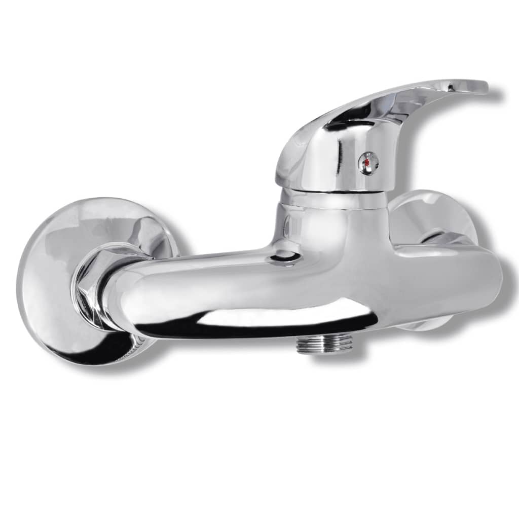 vidaXL Set baterie robinet duș pentru baie, crom vidaXL Set baterie robinet duș pentru baie, crom