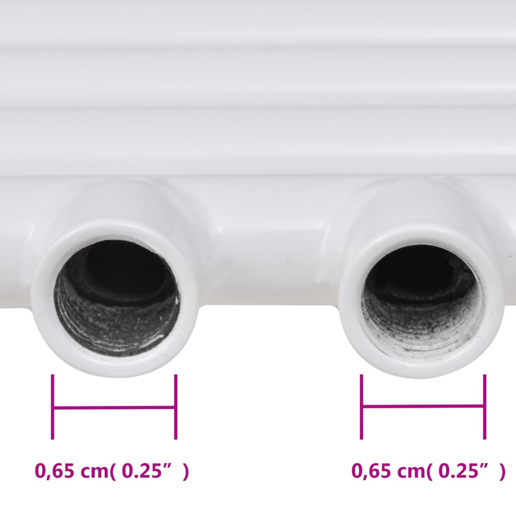 Radiator port-prosop încălzire centrală baie, drept, 600x1160mm Radiator port-prosop încălzire centrală baie, drept, 600x1160mm