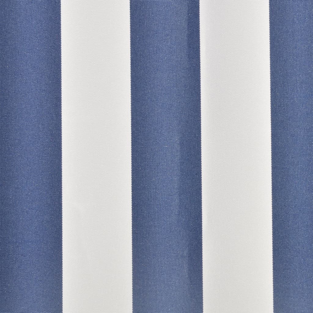 vidaXL Pânză copertină, albastru & alb, 4x3 m (cadrul nu este inclus) vidaXL Pânză copertină, albastru & alb, 4x3 m (cadrul nu este inclus)