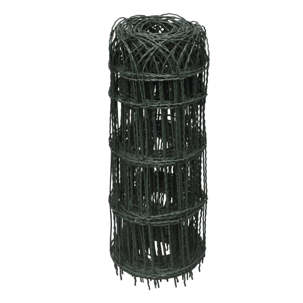 vidaXL Gard delimitare grădină fier vopsit electrostatic 25 x 0,65 m vidaXL Gard delimitare grădină fier vopsit electrostatic 25 x 0,65 m
