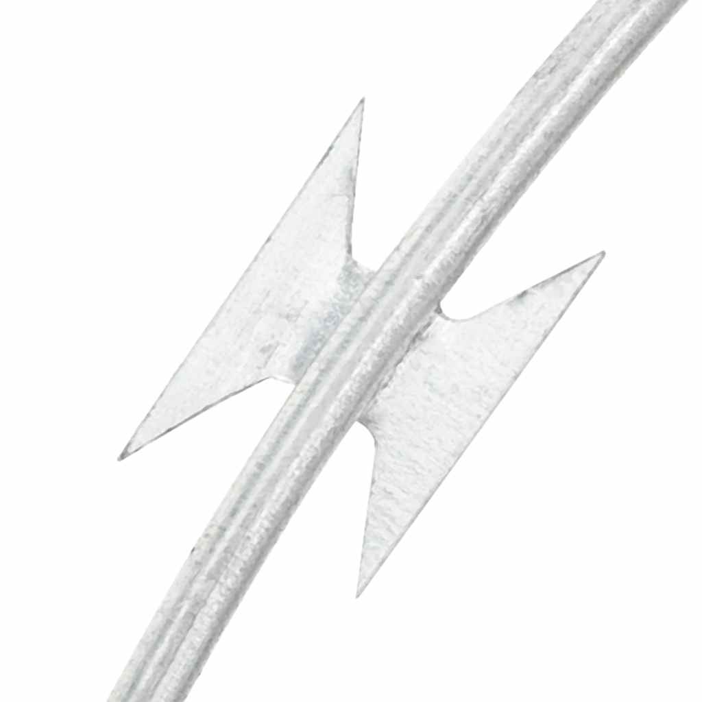 vidaXL Sârmă cu lame, rolă sârmă elicoidală, 100 m, oțel galvanizat vidaXL Sârmă cu lame, rolă sârmă elicoidală, 100 m, oțel galvanizat