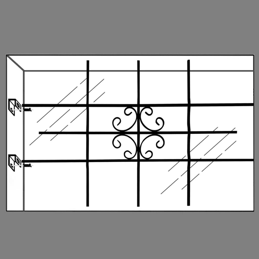 Grilaje de securitate pentru ferestre, 69 x 114 cm Grilaje de securitate pentru ferestre, 69 x 114 cm