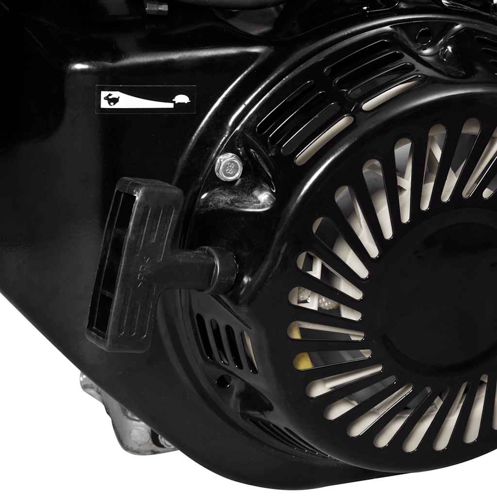 vidaXL Motor pe benzină, negru, 15 CP, 11 kW