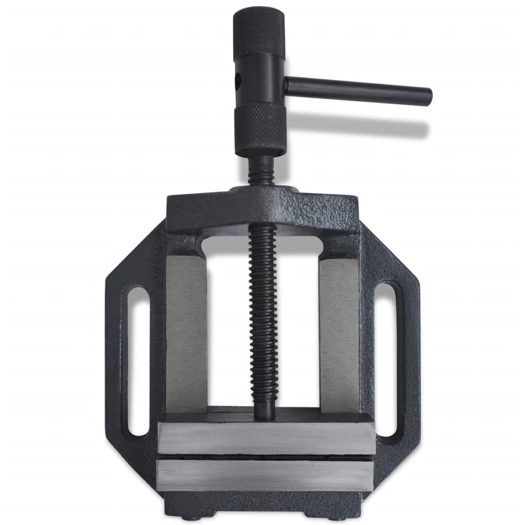 vidaXL Menghină pentru mașină de găurit, acționare manuală, 90 mm