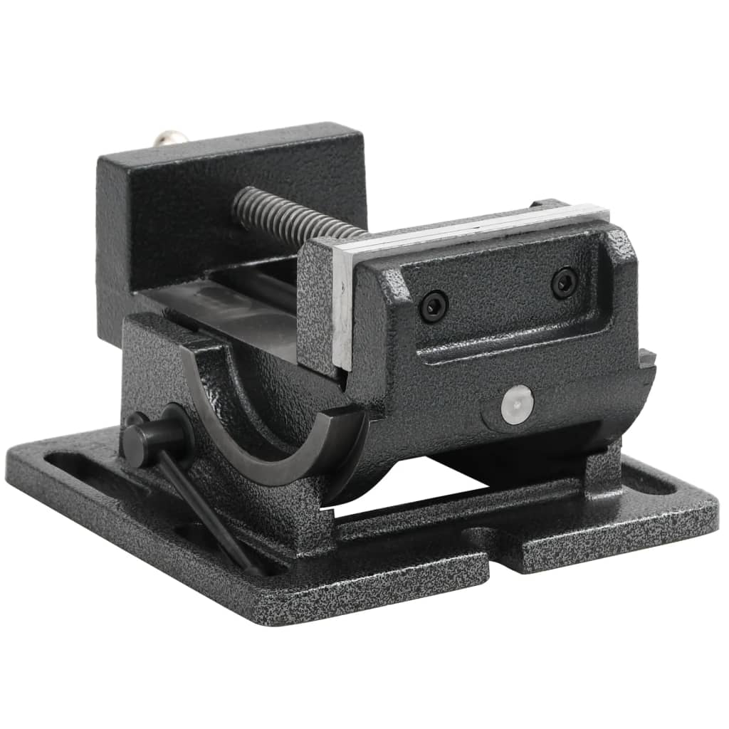 vidaXL Menghină cu înclinare mașină găurit, acționare manuală, 110 mm vidaXL Menghină cu înclinare mașină găurit, acționare manuală, 110 mm