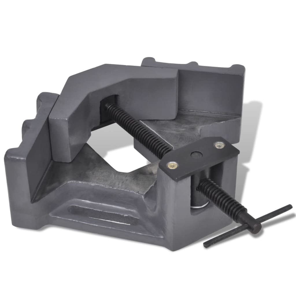 vidaXL Menghină de colț mașină de găurit, acționare manuală, 115 mm vidaXL Menghină de colț mașină de găurit, acționare manuală, 115 mm