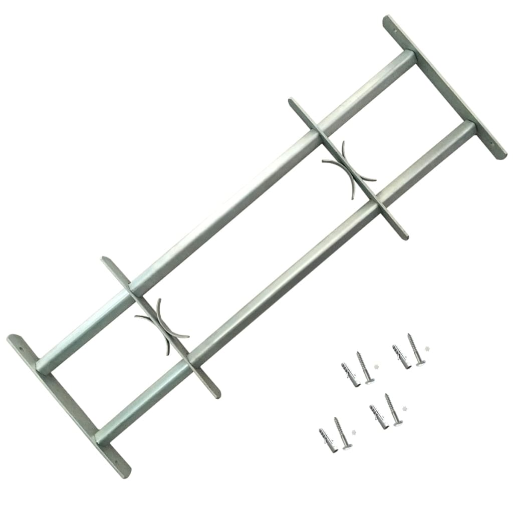 Grilaj de siguranță pentru ferestre cu 2 bare transversale 700-1050 mm Grilaj de siguranță pentru ferestre cu 2 bare transversale 700-1050 mm