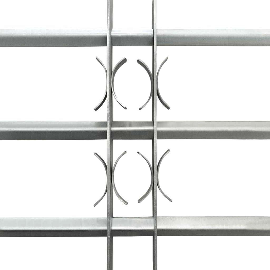 Grilaj de siguranță pentru ferestre cu 3 bare transversale 500-650 mm Grilaj de siguranță pentru ferestre cu 3 bare transversale 500-650 mm