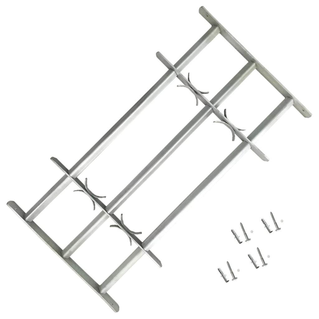 Grilaj de siguranță pentru ferestre cu 3 bare transversale 700-1050 mm Grilaj de siguranță pentru ferestre cu 3 bare transversale 700-1050 mm
