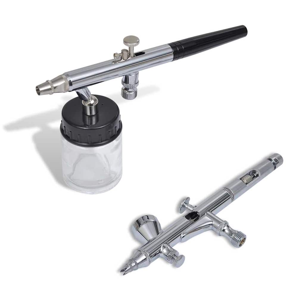 Set aerograf cu 2 pistoale de pulverizare Set aerograf cu 2 pistoale de pulverizare