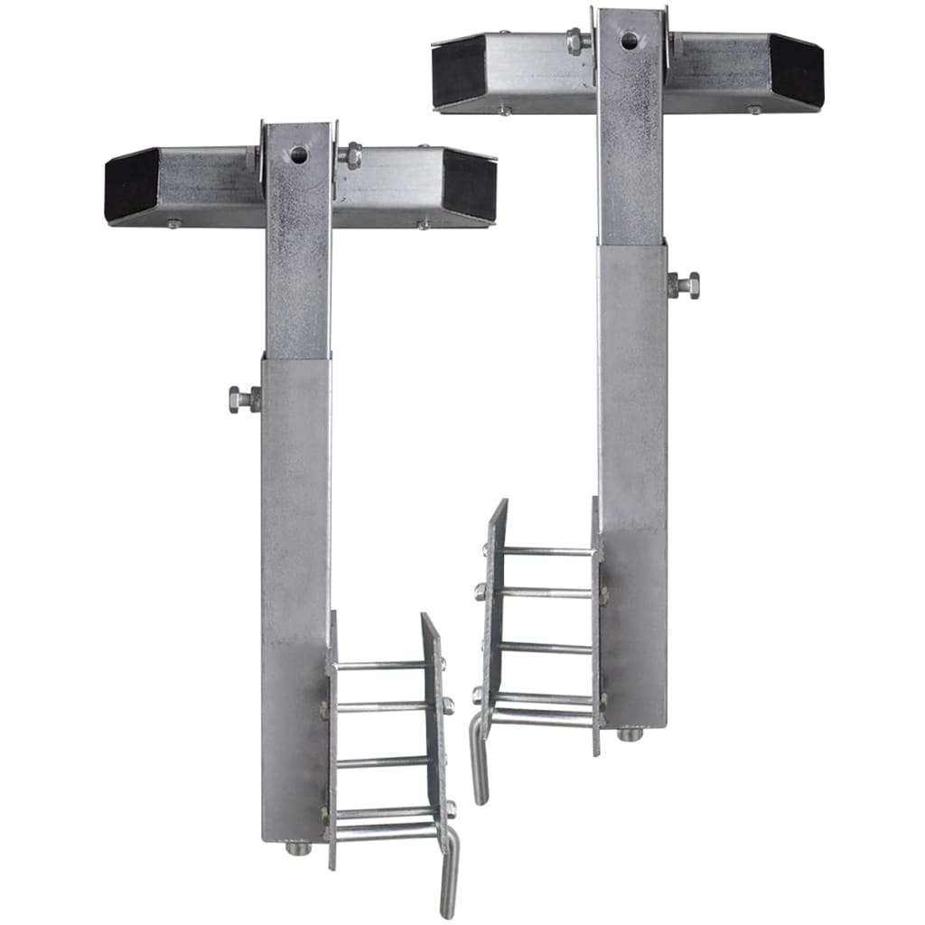 Set de 2 suporturi cu bară solidă pentru remorcă barcă 63 - 88 cm Set de 2 suporturi cu bară solidă pentru remorcă barcă 63 - 88 cm