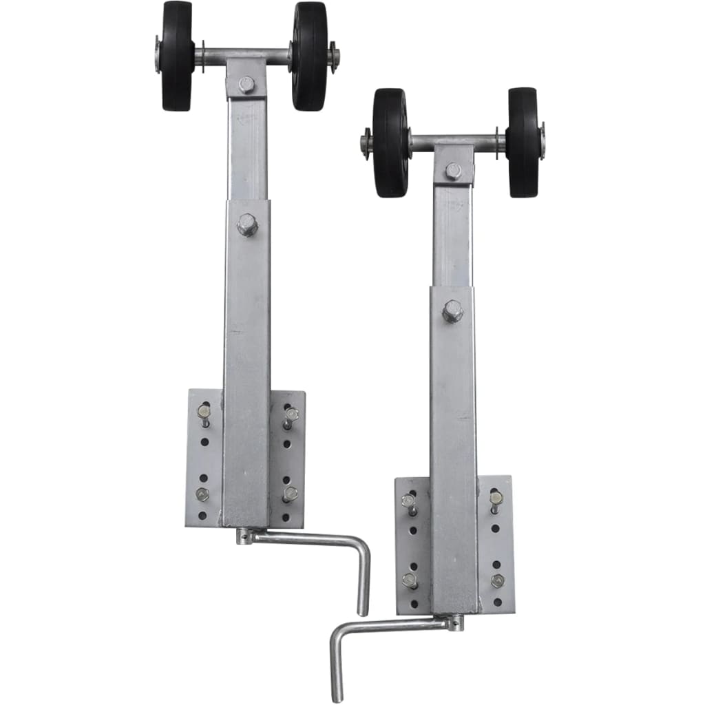 vidaXL Set suport remorcă pentru barcă cu roți duble 2 buc. 59 - 84 cm vidaXL Set suport remorcă pentru barcă cu roți duble 2 buc. 59 - 84 cm