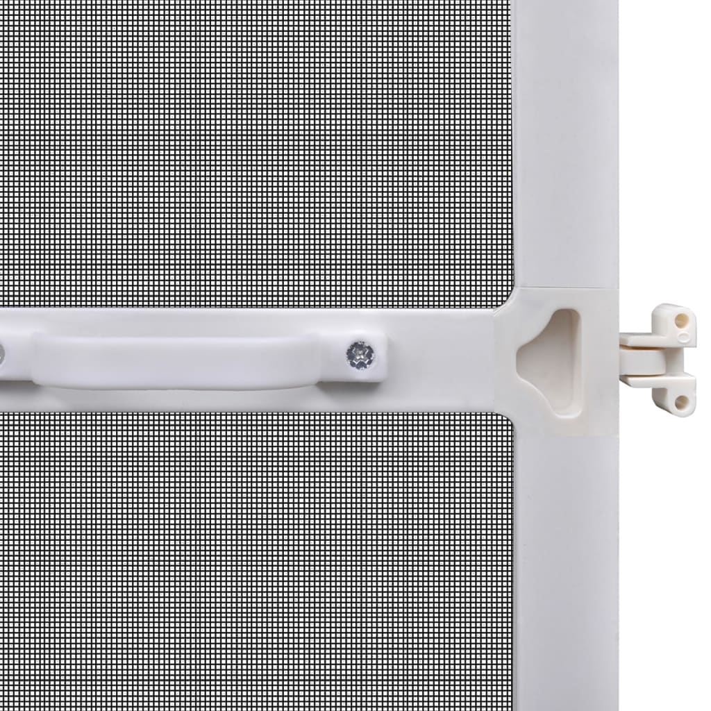 vidaXL Plasă insecte cu balamale pentru uși, alb, 100 x 215 cm vidaXL Plasă insecte cu balamale pentru uși, alb, 100 x 215 cm