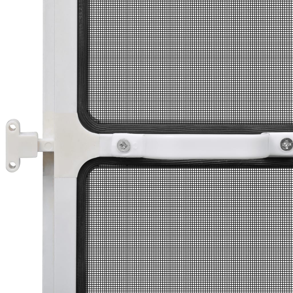 vidaXL Plasă insecte cu balamale pentru uși, alb, 100 x 215 cm vidaXL Plasă insecte cu balamale pentru uși, alb, 100 x 215 cm
