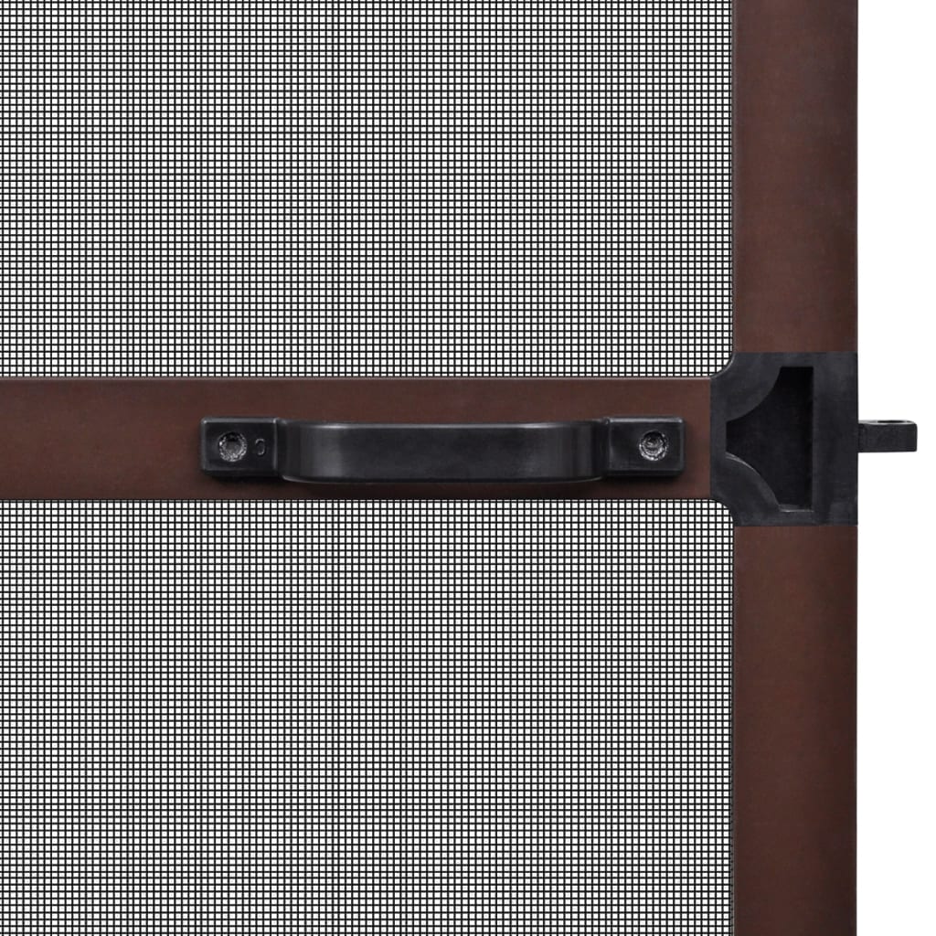 vidaXL Plasă insecte cu balamale pentru uși, maro, 100 x 215 cm vidaXL Plasă insecte cu balamale pentru uși, maro, 100 x 215 cm