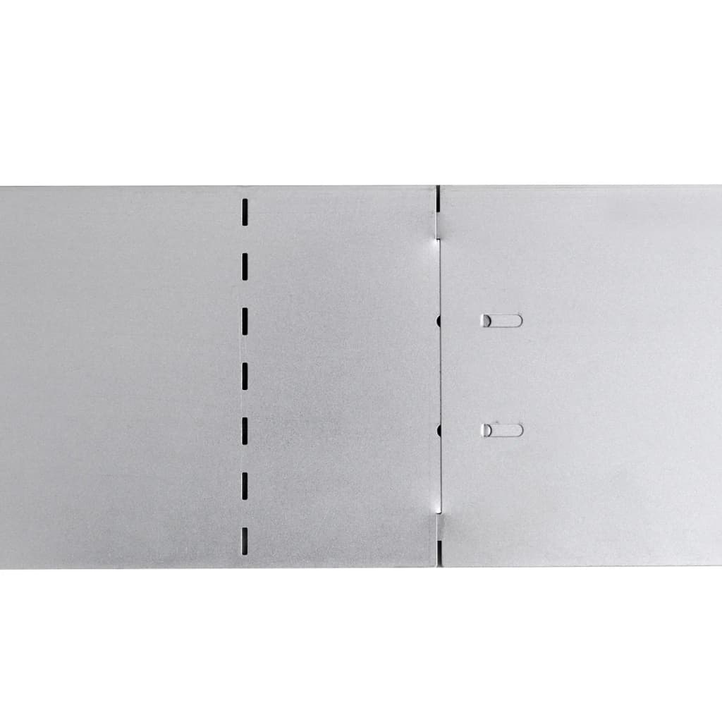 vidaXL Set gard gazon plăci flexibile 5 buc. 100x14 cm oțel zincat vidaXL Set gard gazon plăci flexibile 5 buc. 100x14 cm oțel zincat