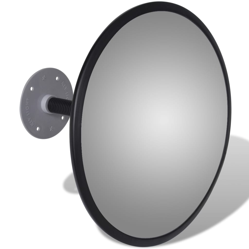 Oglindă rutieră acrilică convexă de interior 30 cm negru Oglindă rutieră acrilică convexă de interior 30 cm negru