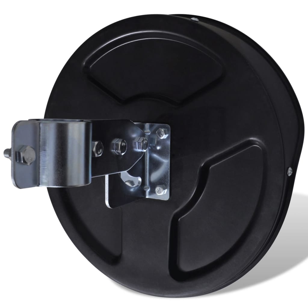 vidaXL Oglindă de trafic convexă, negru, 30 cm, plastic PC de exterior vidaXL Oglindă de trafic convexă, negru, 30 cm, plastic PC de exterior