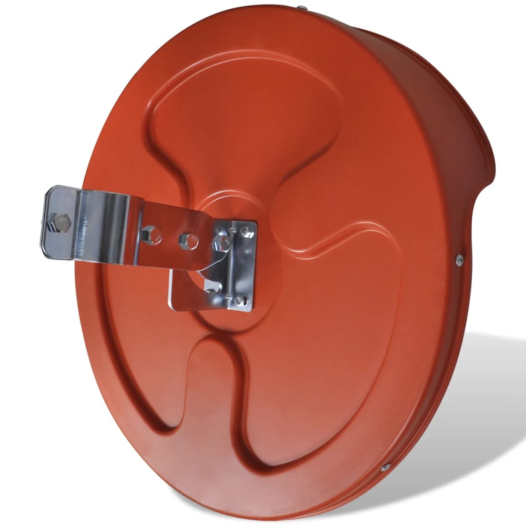Oglindă de trafic convexă, portocaliu, 45 cm, plastic PC, de exterior Oglindă de trafic convexă, portocaliu, 45 cm, plastic PC, de exterior
