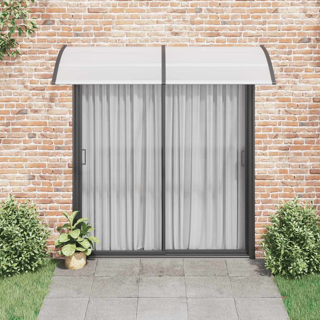 vidaXL Copertină de ușă, 240 x 100 cm, PC vidaXL Copertină de ușă, 240 x 100 cm, PC
