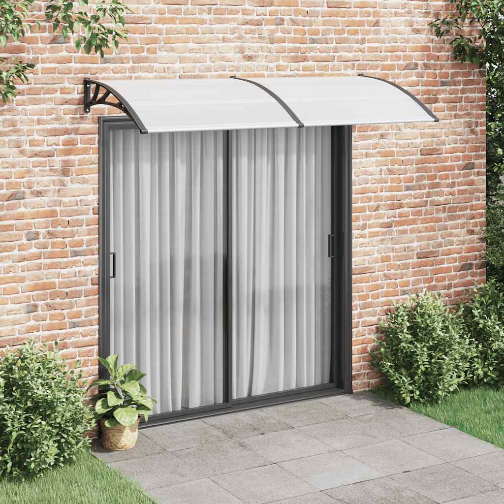 vidaXL Copertină de ușă, 240 x 100 cm, PC vidaXL Copertină de ușă, 240 x 100 cm, PC