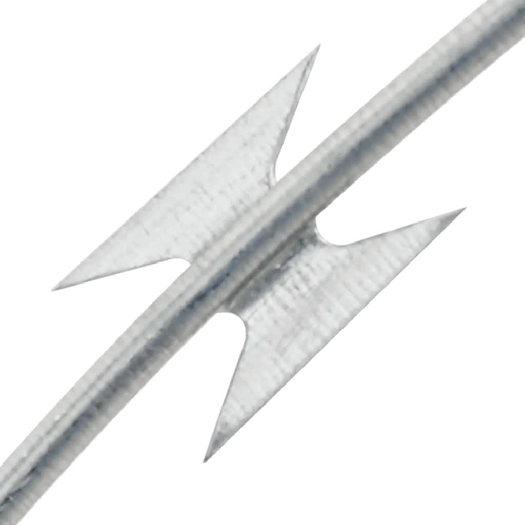 vidaXL Sârmă ghimpată BTO-22 Concertina cu lame, 60 m, oțel galvanizat vidaXL Sârmă ghimpată BTO-22 Concertina cu lame, 60 m, oțel galvanizat