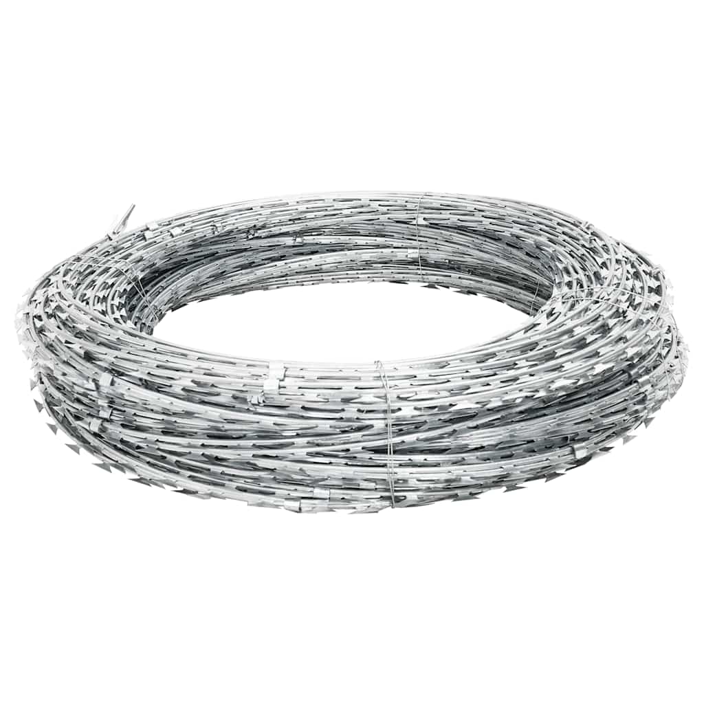 BTO-22 Concertina NATO sârmă ghimpată cu cleme, oțel galvanizat, 150 m BTO-22 Concertina NATO sârmă ghimpată cu cleme, oțel galvanizat, 150 m