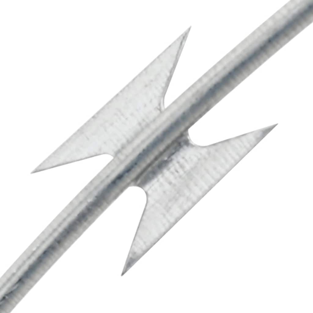 BTO-22 Concertina NATO sârmă ghimpată cu cleme, oțel galvanizat, 150 m BTO-22 Concertina NATO sârmă ghimpată cu cleme, oțel galvanizat, 150 m
