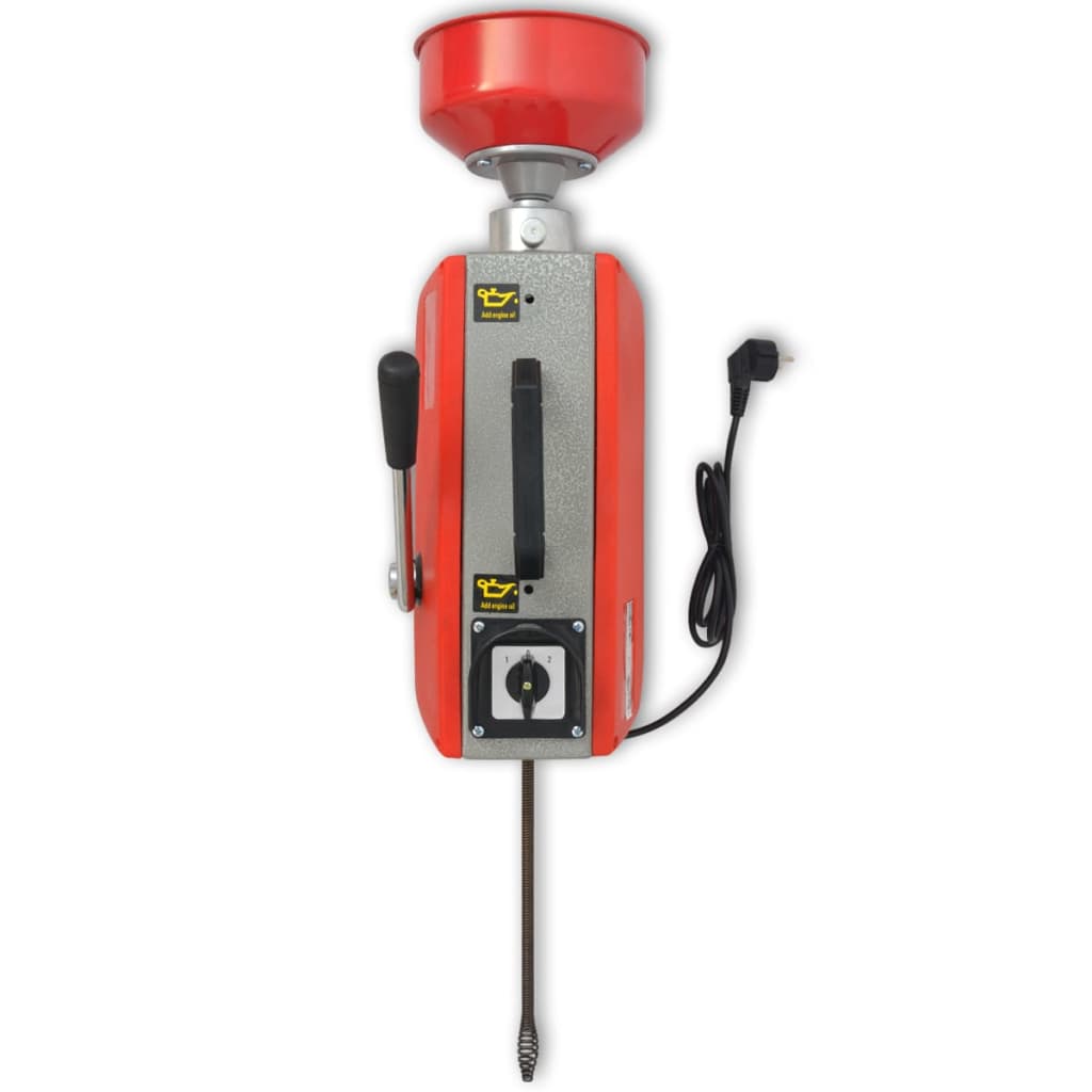 vidaXL Mașină de curățat țevi, 250 W, 15 m x 16 mm, 4,5 m x 9,5 mm