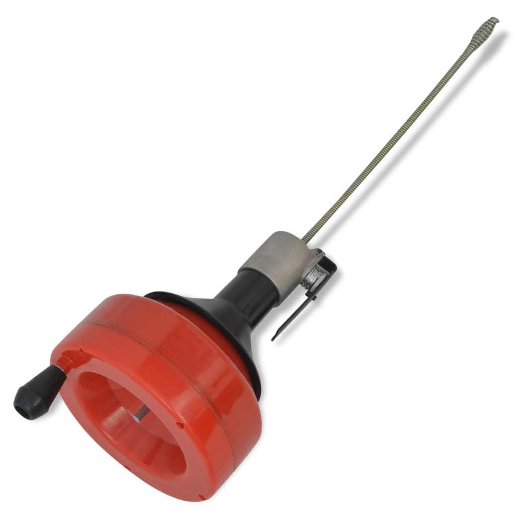 vidaXL Curățător de țevi acționat manual/cu burghiu, 8 m vidaXL Curățător de țevi acționat manual/cu burghiu, 8 m