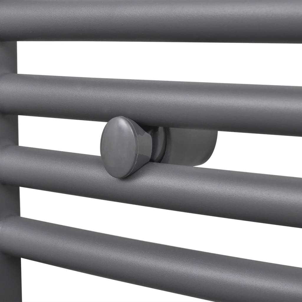 Radiator port-prosop încălzire centrală, curbat, 500 x 1160 mm, gri Radiator port-prosop încălzire centrală, curbat, 500 x 1160 mm, gri